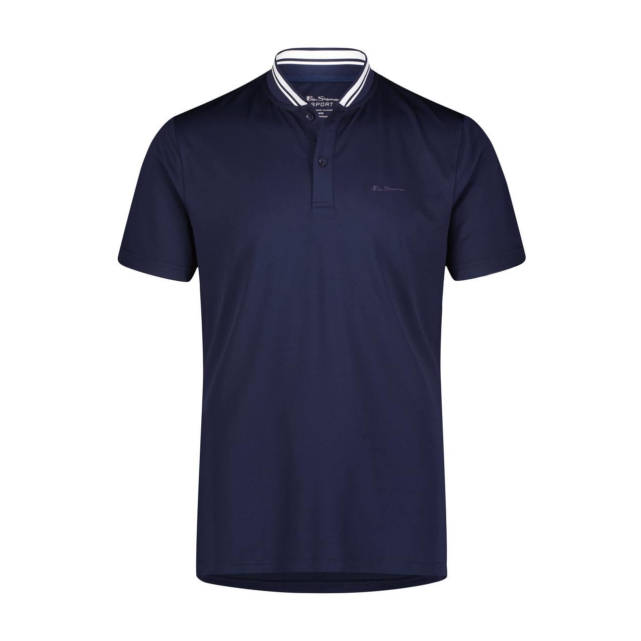 $67 Ben Sherman Solid Air Blade Pique Short Sleeve Polo