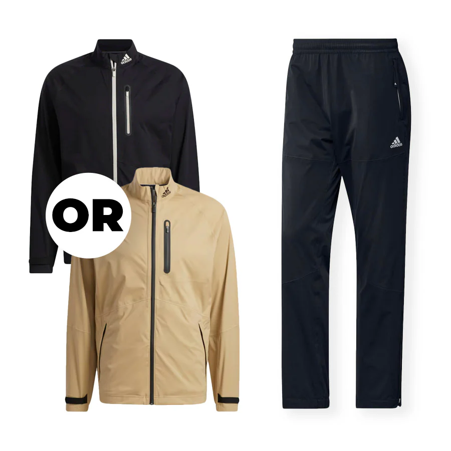 C$200 Adidas RAIN.RDY Waterproof Golf Rain Suit