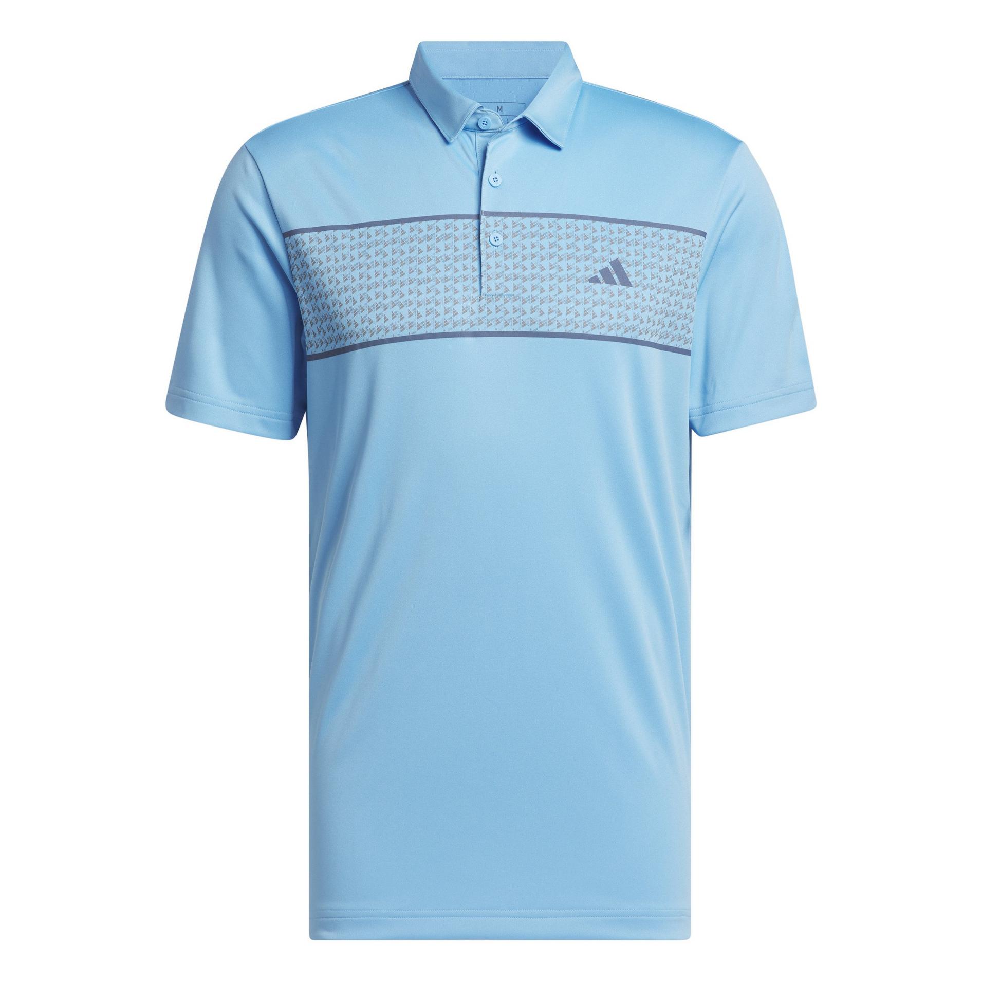 C$45 Adidas Men’s Chest Print Short Sleeve Golf Polo Shirt
