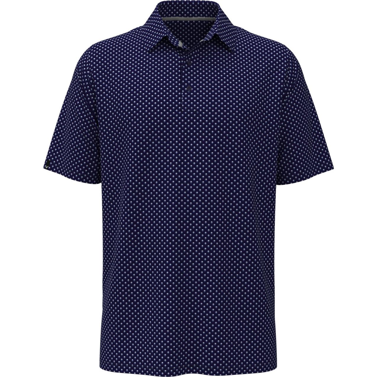 C$57 Callaway Men’s Trademark Chev Print Short Sleeve Polo
