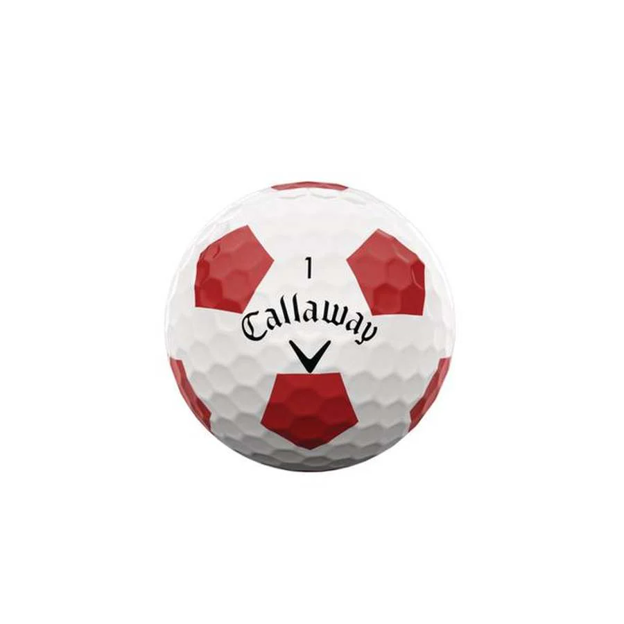 C$70 for 2x Dozen Callaway Chrome Soft Truvis Red Golf Balls (Logo Overrun)