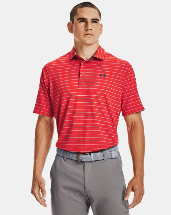 C$38 Under Armour Men’s Golf Playoff Stripe Polo