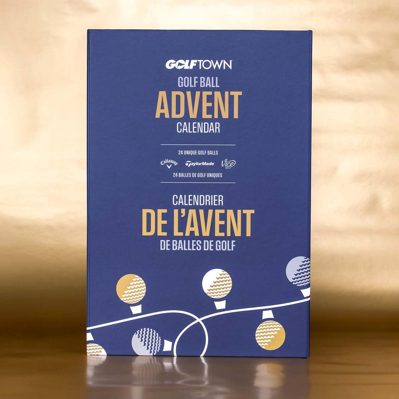 C$130 Golf Town Advent Calendar – 24x Unique Golf Balls