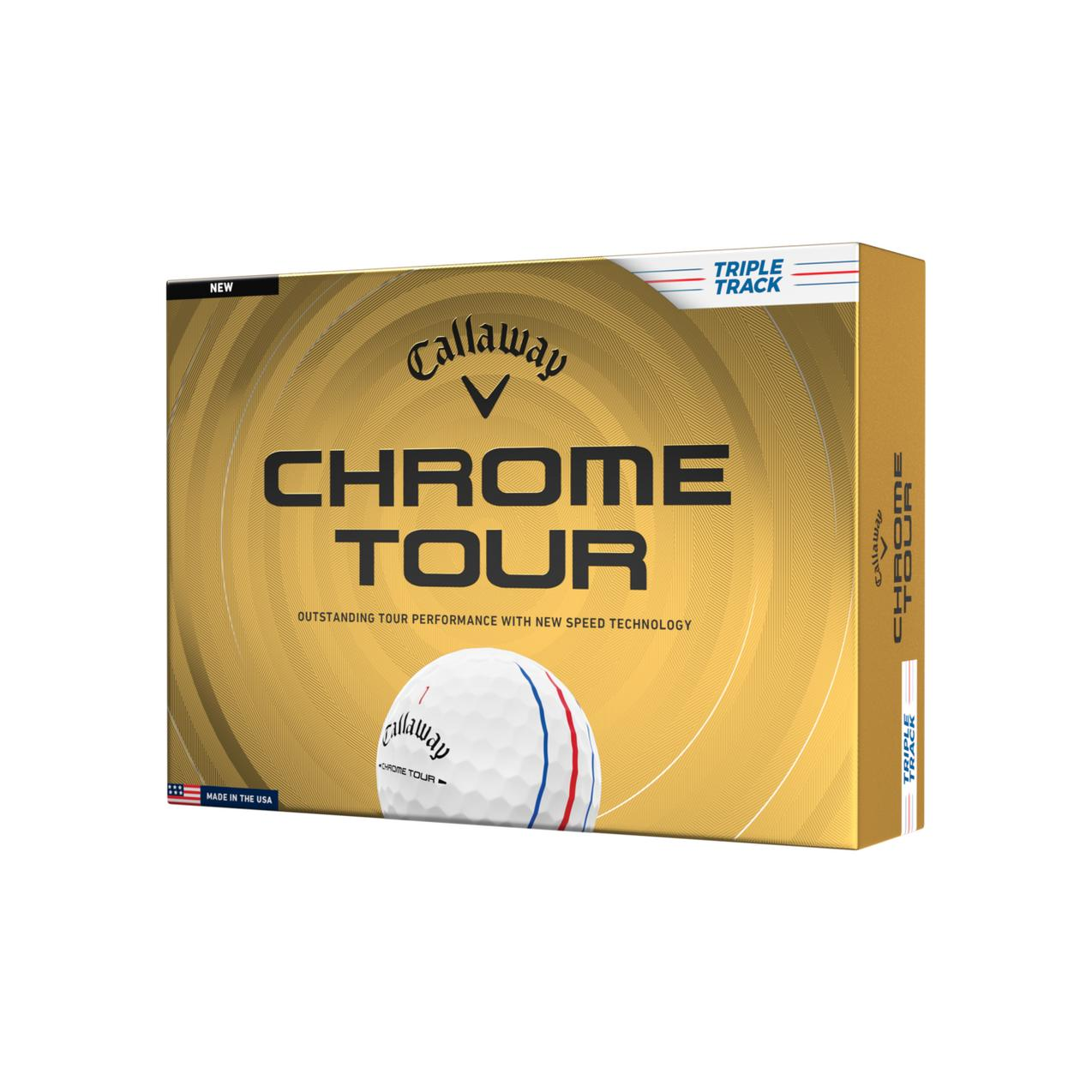 C$225 for 4x Dozen Callaway Chrome Tour Triple Track Golf Balls (Brand New)