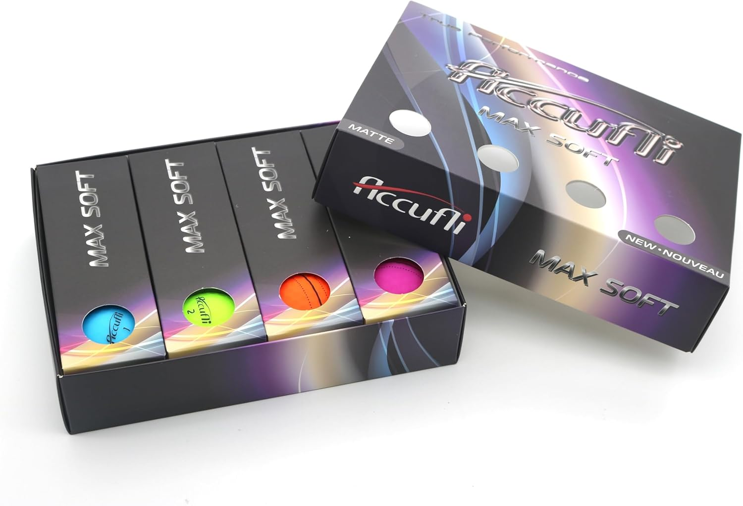 C$28.95 Accufli Max Soft Matte Golf Balls (Brand New)