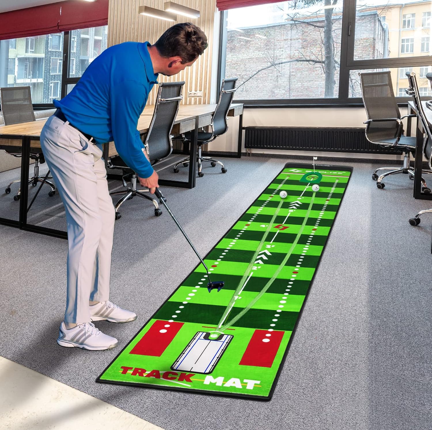 C$89.99 Saplize Golf Putting Mat