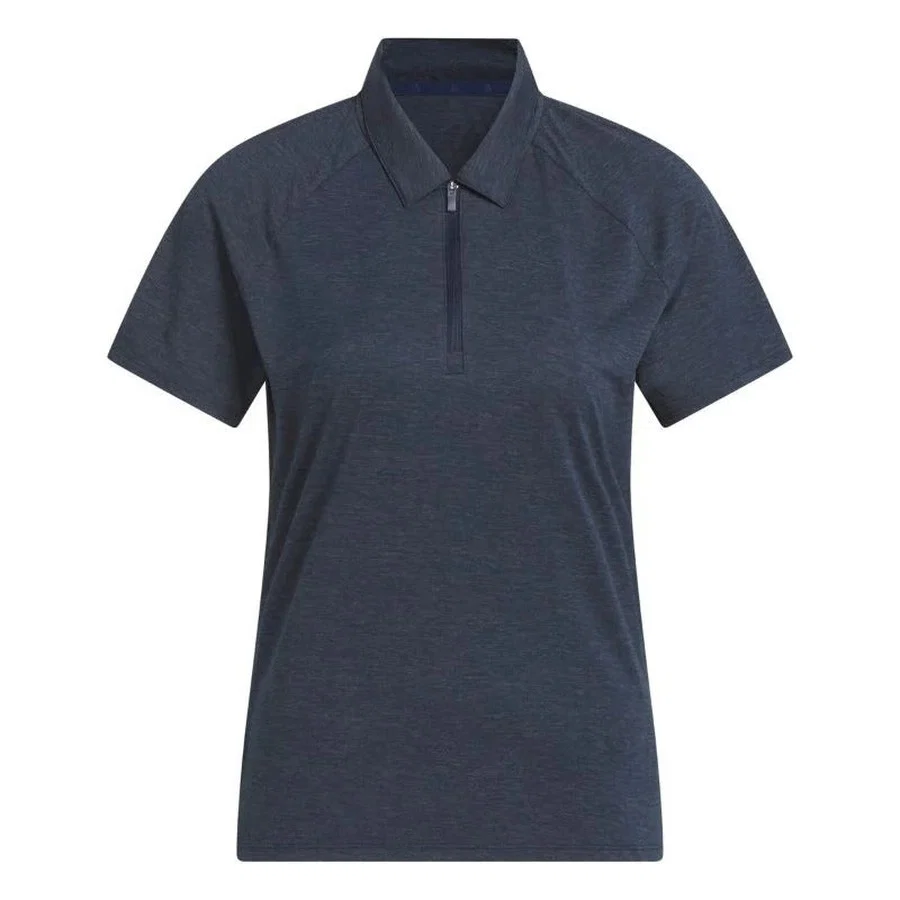 $36 Adidas Ladies Ultimate365 Heathered Twistknit Polo Shirt