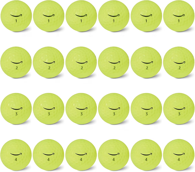 $20 for 1 Dozen Amazon Basics Core Soft Golf Balls (Brand New)