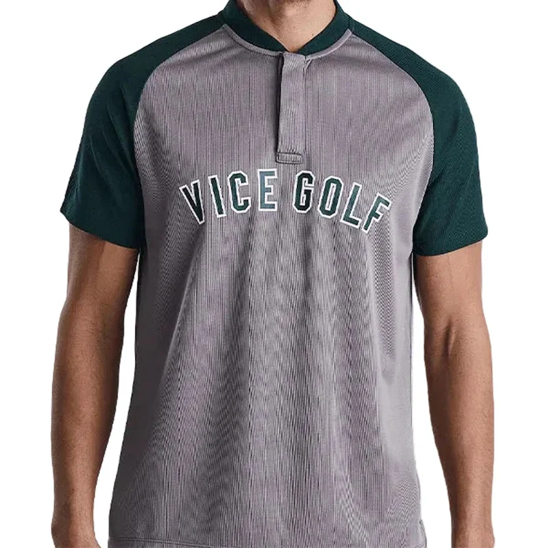 $27 Vice Golf Home Run Raglan Polo